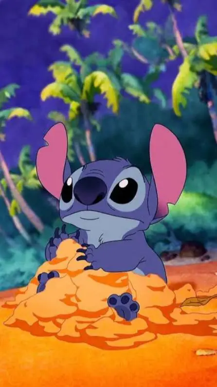 ai character: Stitch background