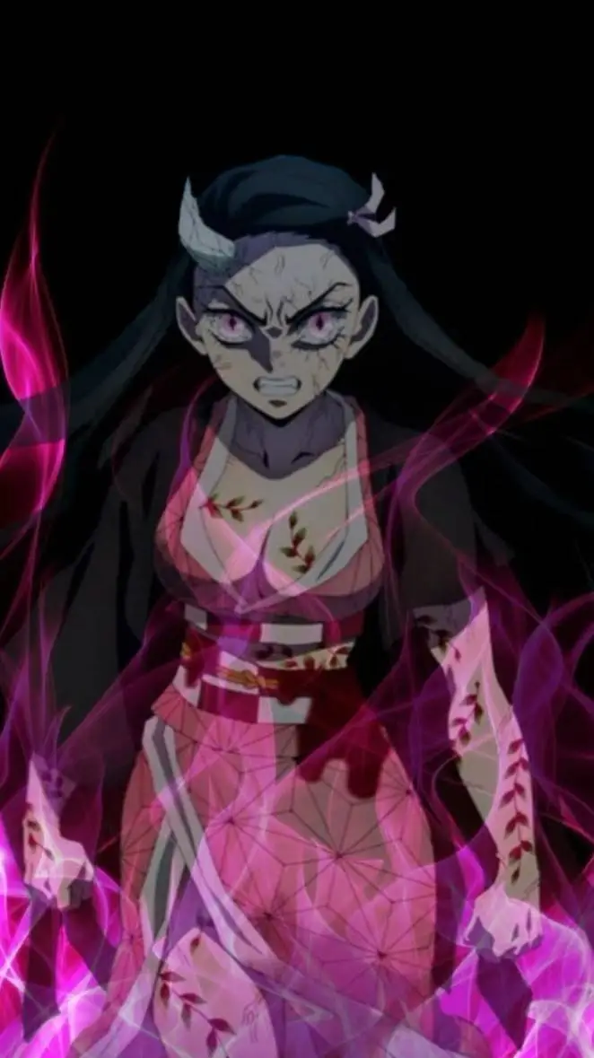 ai character: tanjiro vs nezuko🤨 background