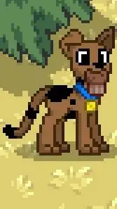 ai character: Blue  background
