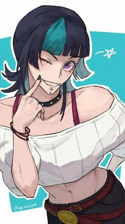 ai character: 💙Kirara Hoshi💙 background