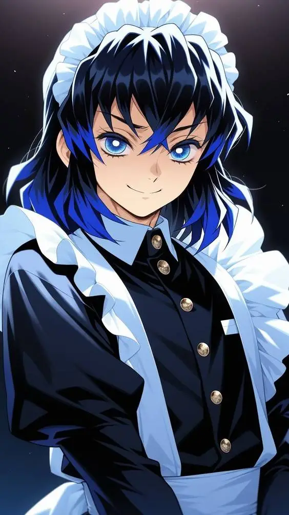 ai character: 💙Inosuke mujer💙 background