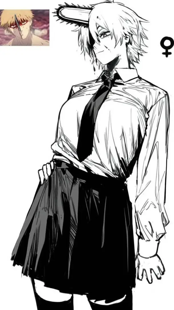 ai character: 💛Denji Mujer💛 background