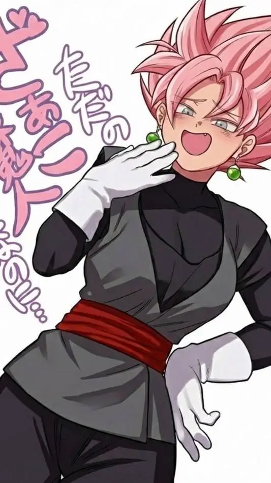 ai character: 🩷GoKu Black Mujer🩷 background