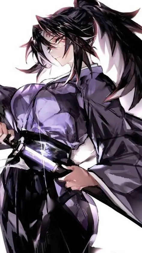 ai character: 💜Michikatsu Mujer💜 background