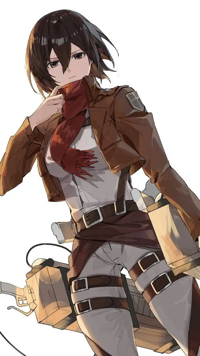 ai character: 🖤Mikasa Ackerman🖤 background