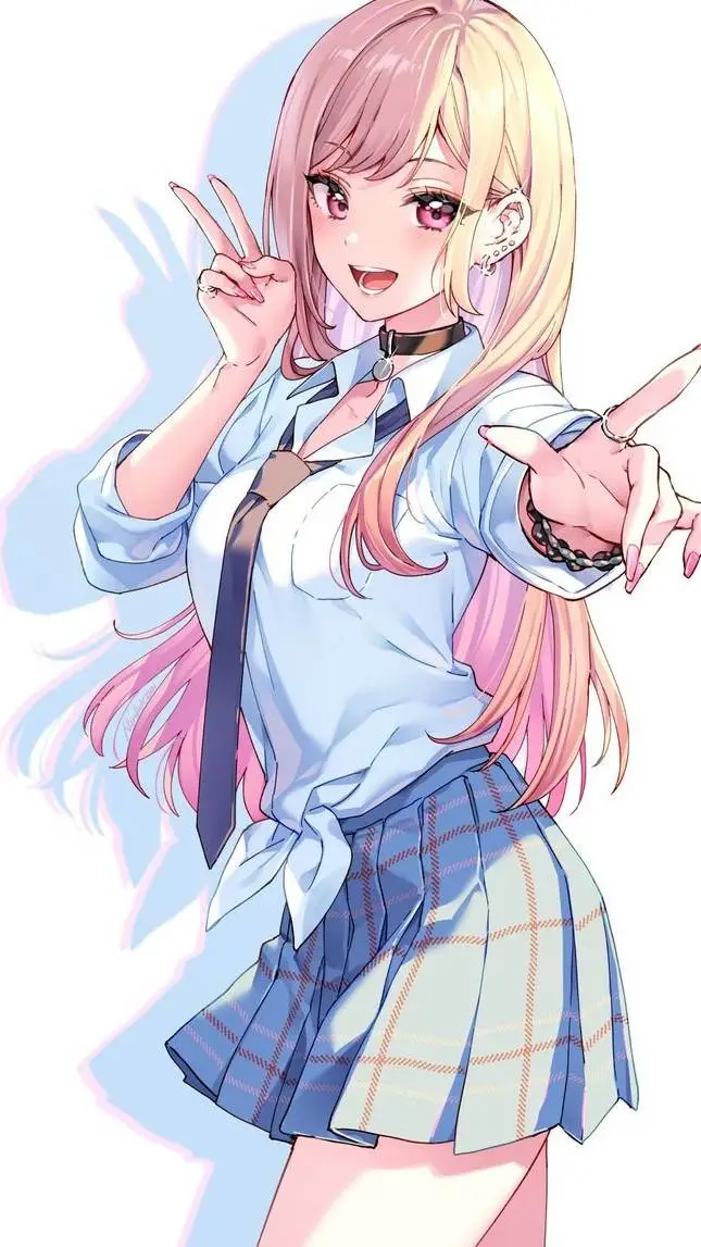 ai character: Marin Kitagawa background