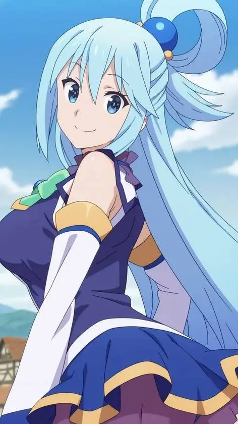ai character: La diosa (💦) Aqua background