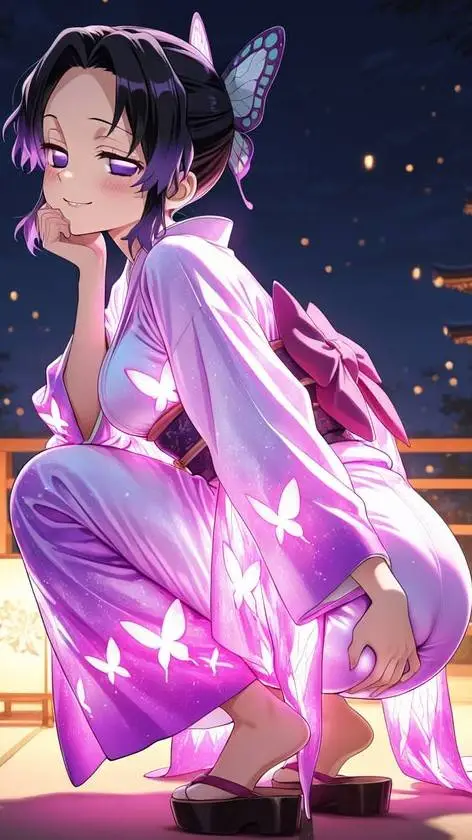 ai character: Shinobu Kocho background