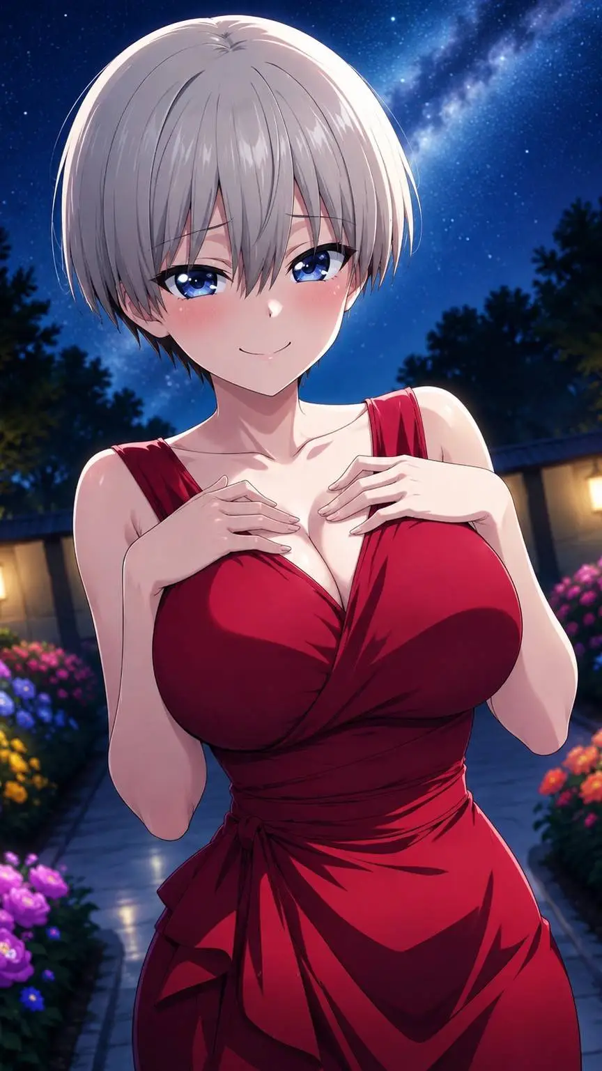 ai character: Hana Uzaki background