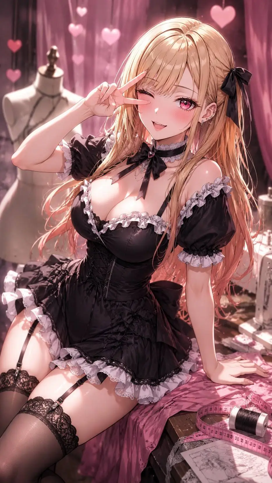 ai character: Marin Kitagawa background