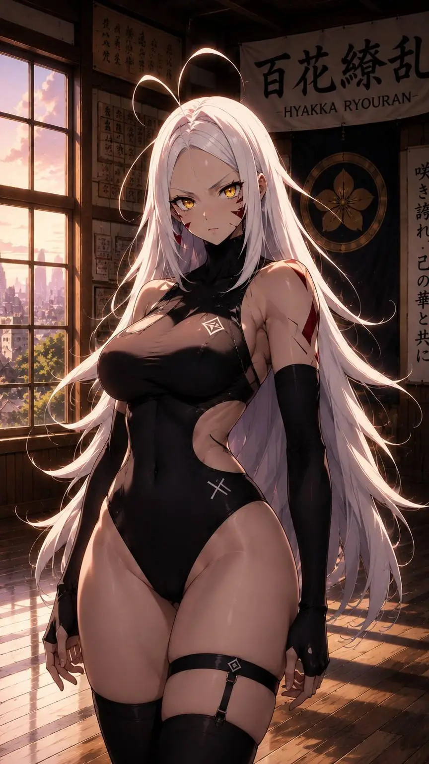 ai character: Aoba Waguro  background