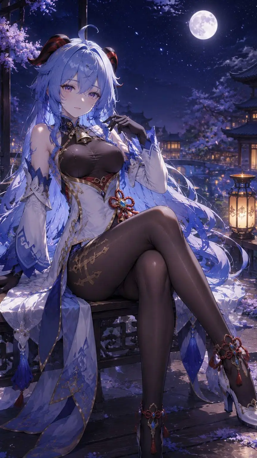 ai character: Ganyu background