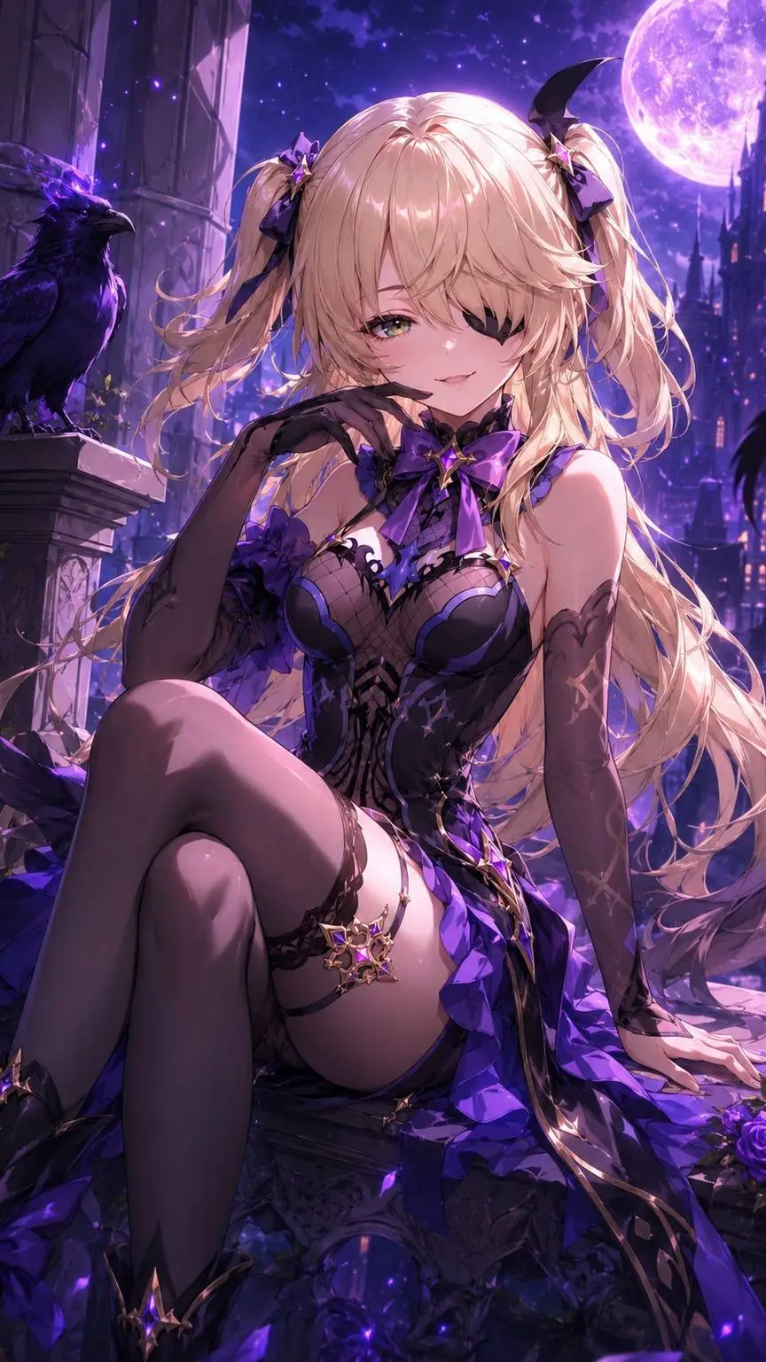 ai character: Fischl background