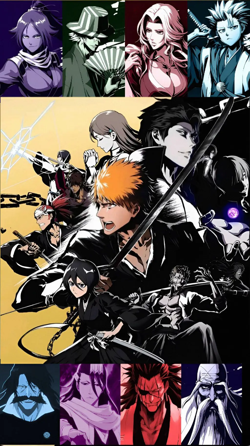 ai character: BLEACH background