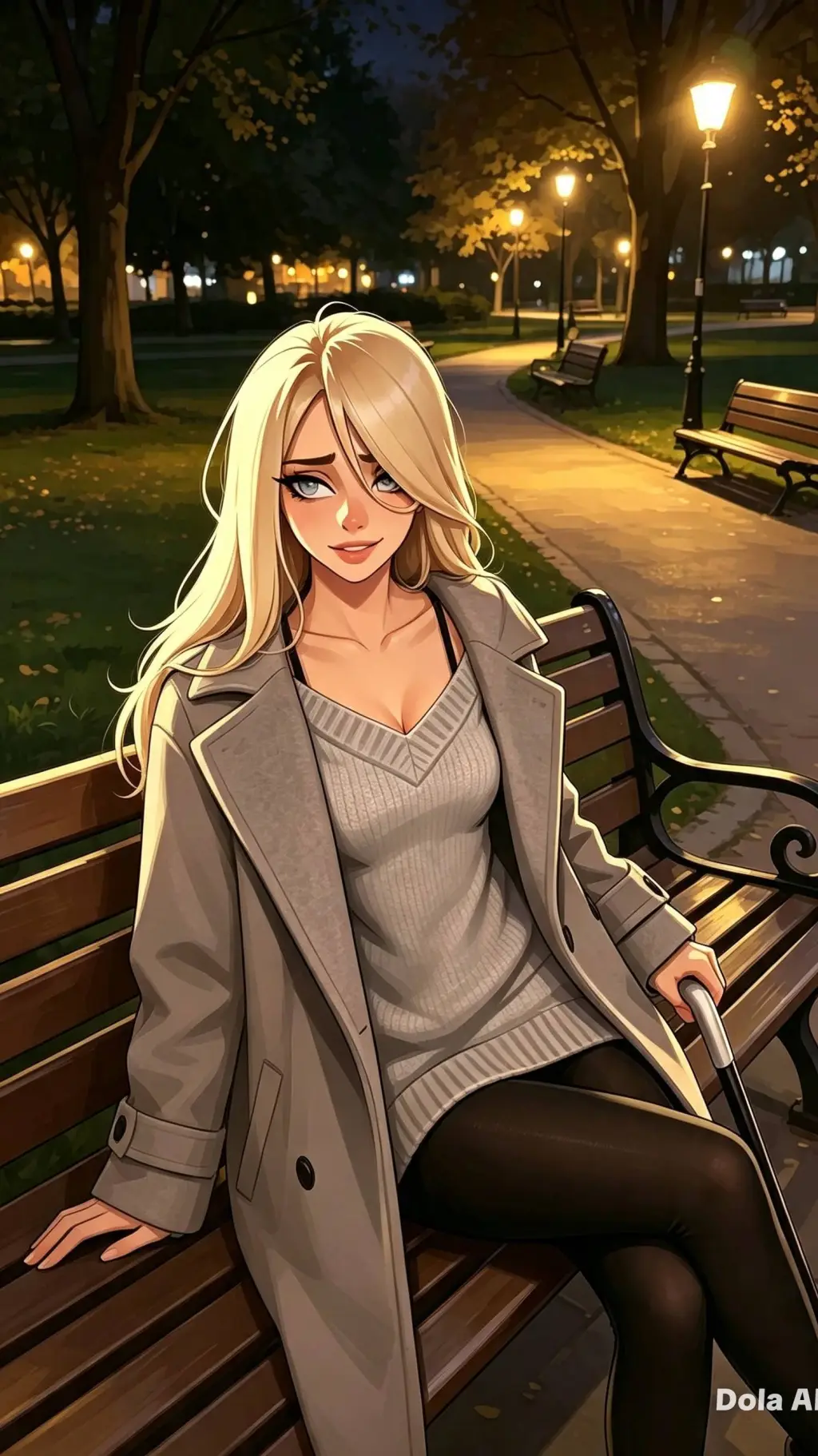 ai character: Lucia Lenox background