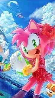 ai character: sonic team val day background