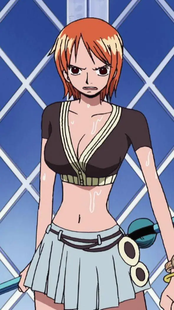 ai character: Nami  background