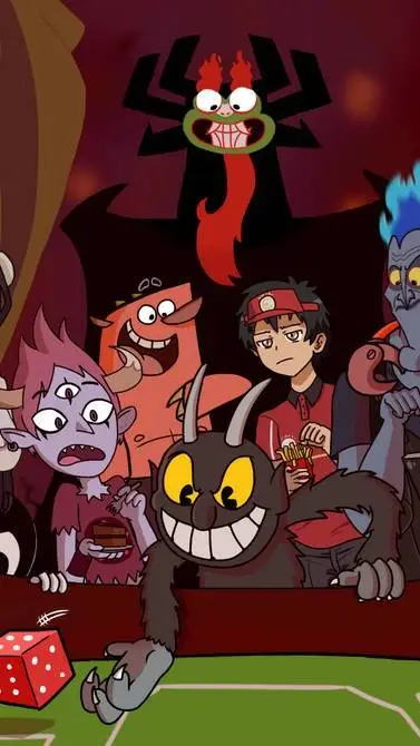 ai character: Green hill  background