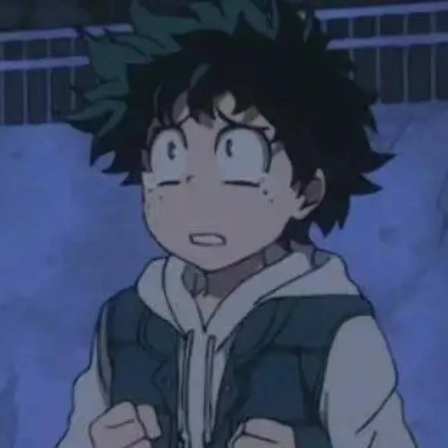 chat with ai character: middle school deku
