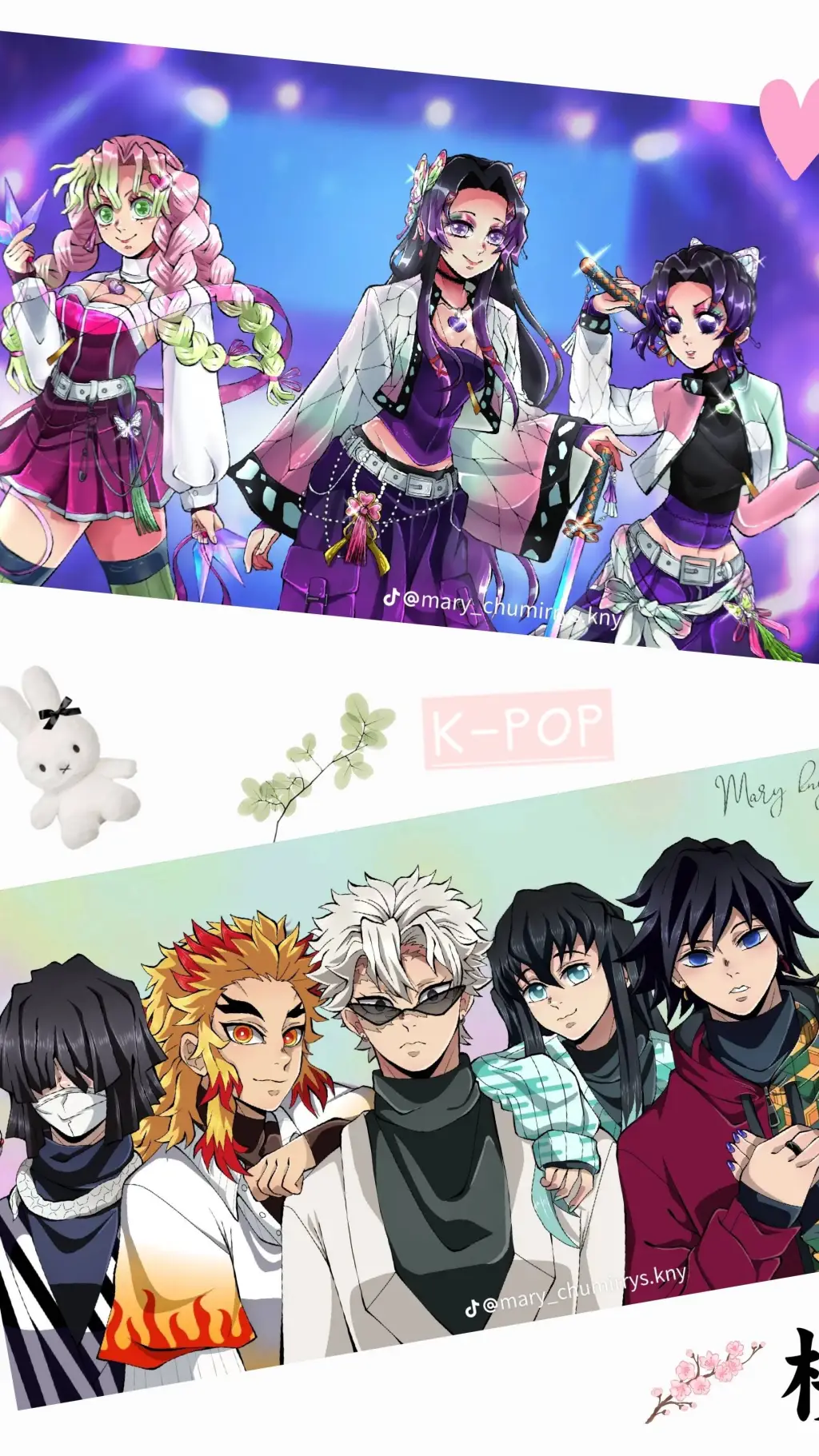 ai character: K-pop hunters✨🎬 background