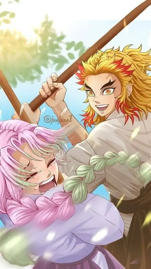 ai character: RenMitsu🔥💖🍡 background