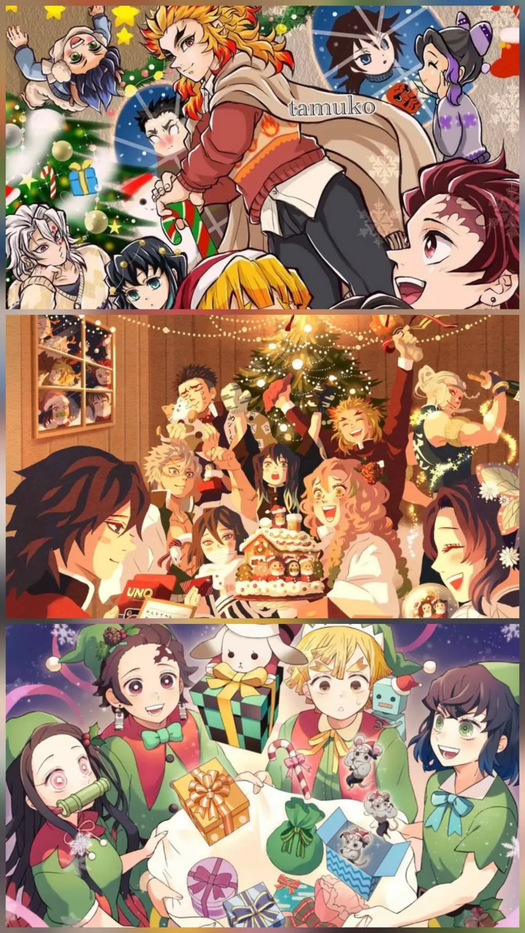 ai character: Feliz navidad✨🎄 background