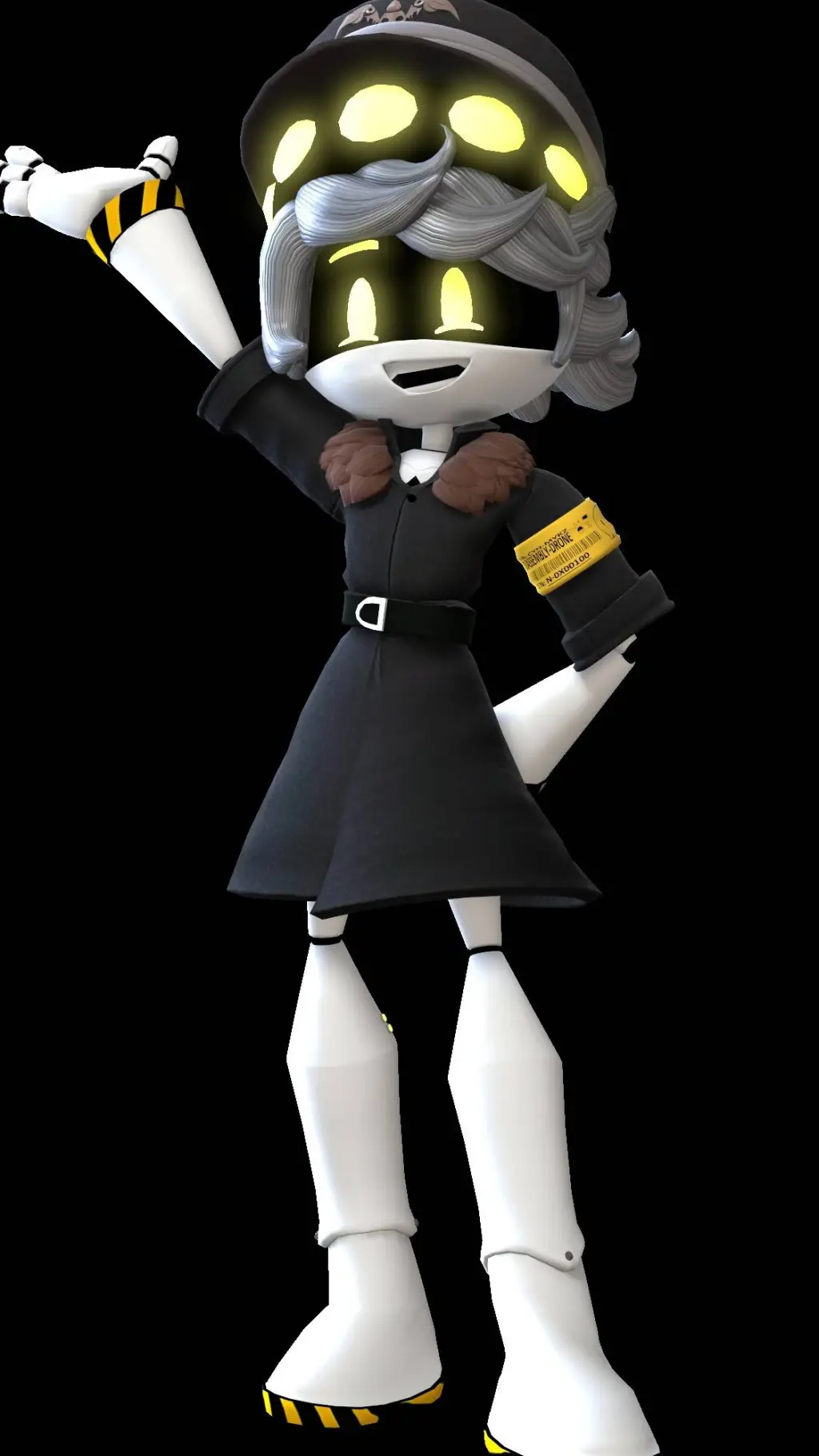 ai character: serial dest. N background