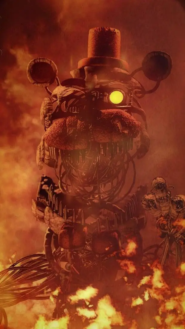 ai character: Molten freddy background