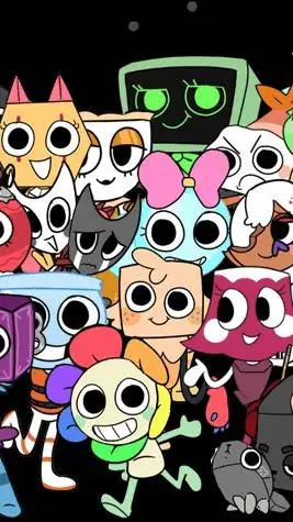 ai character: dandy's World background