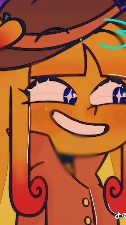 ai character: Pessy🧡🧡🧡 background