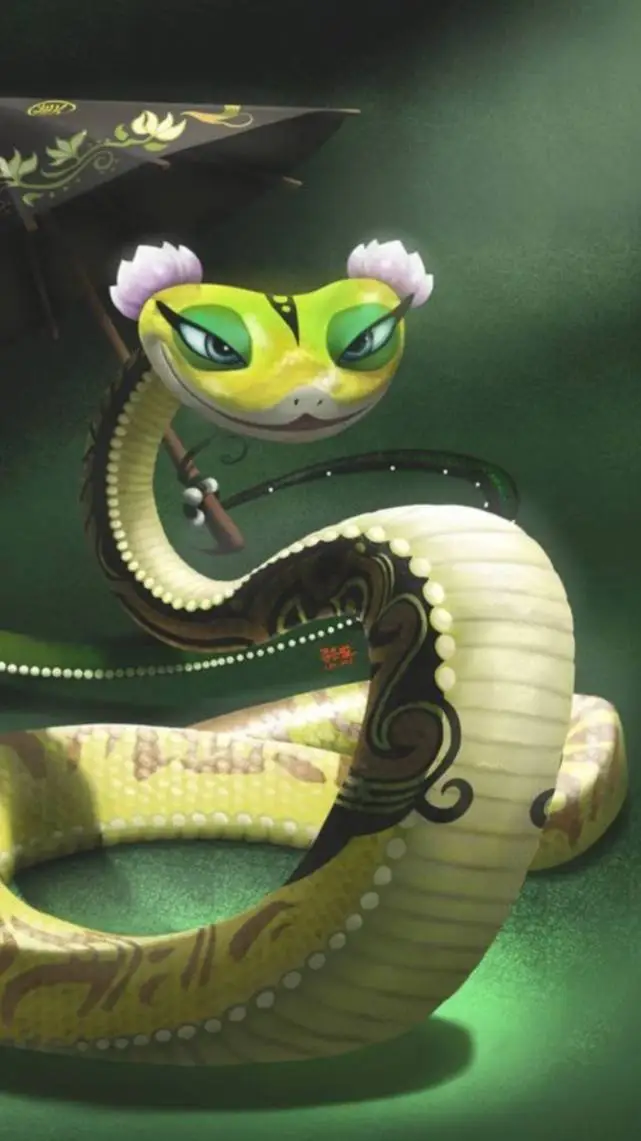 ai character: 🐍💚vibora💚🐍 background