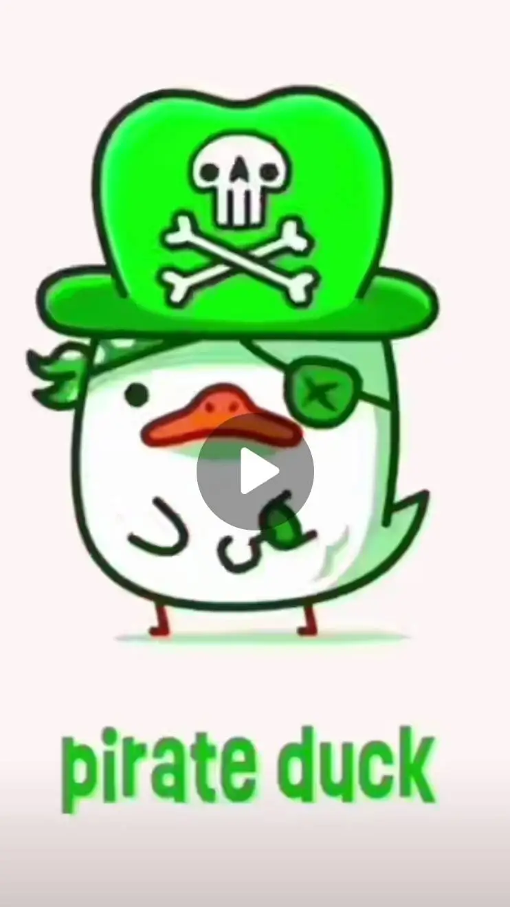 ai character: pirate duck background