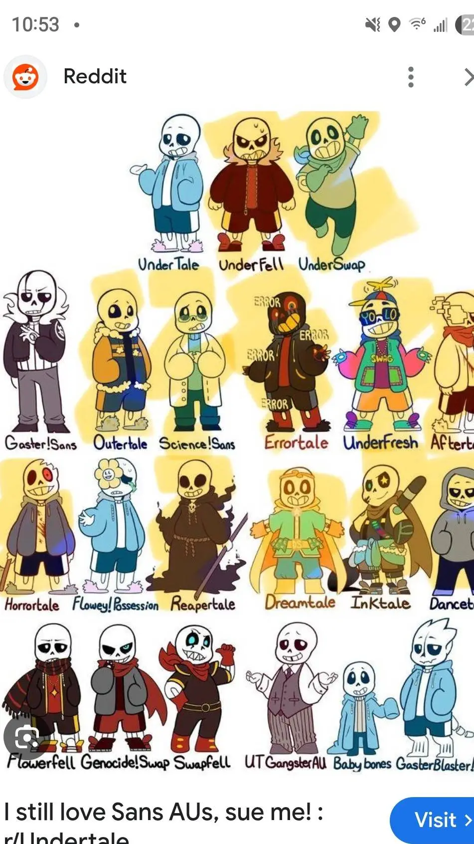 ai character: under sans background