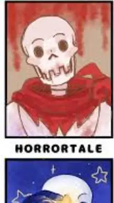 ai character: horror papyrus background