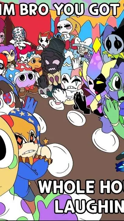 ai character: the jester house background