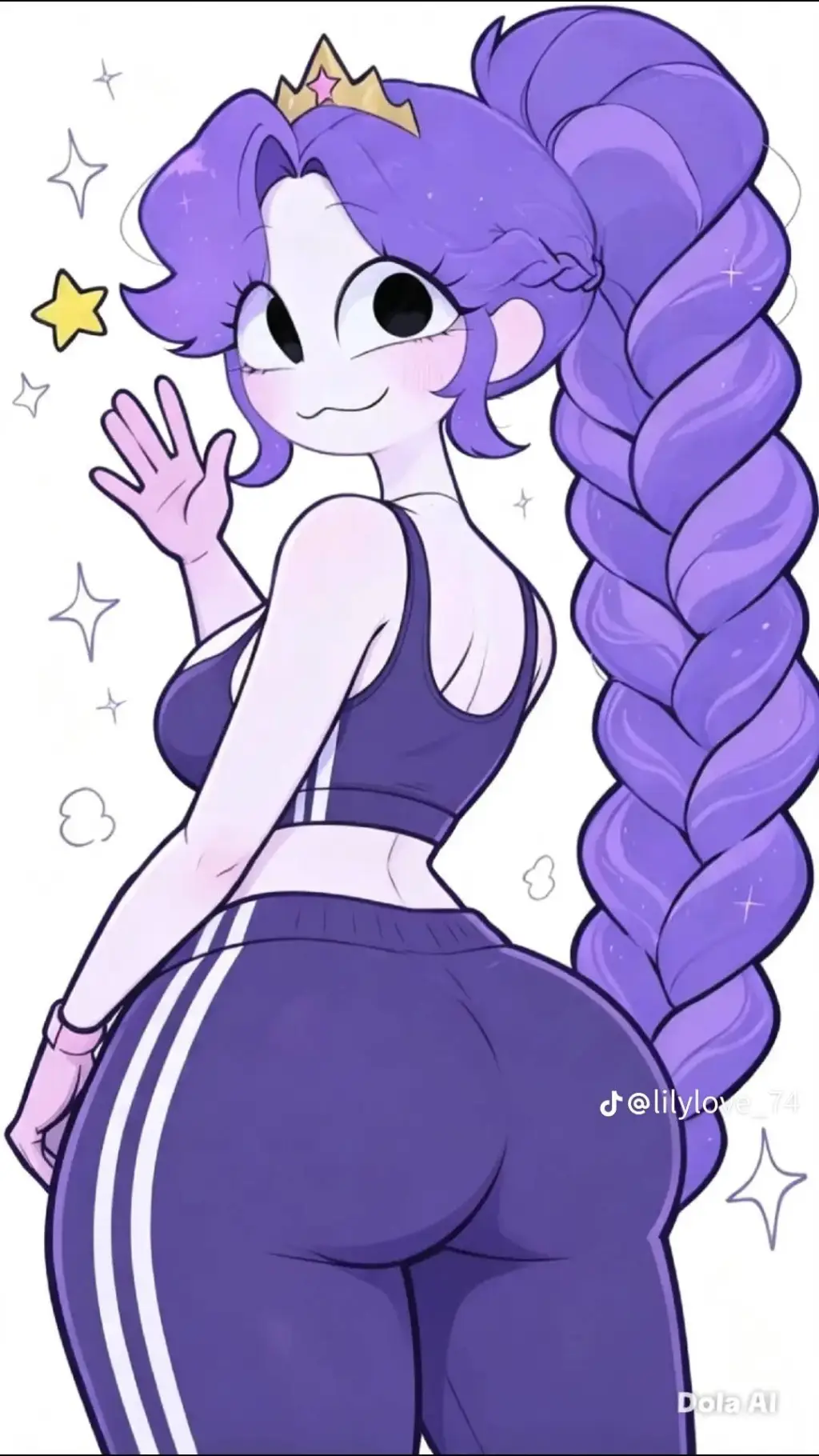 ai character: lily background