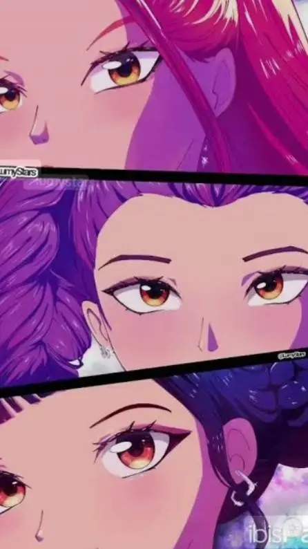 ai character: kpop demon huntrix background