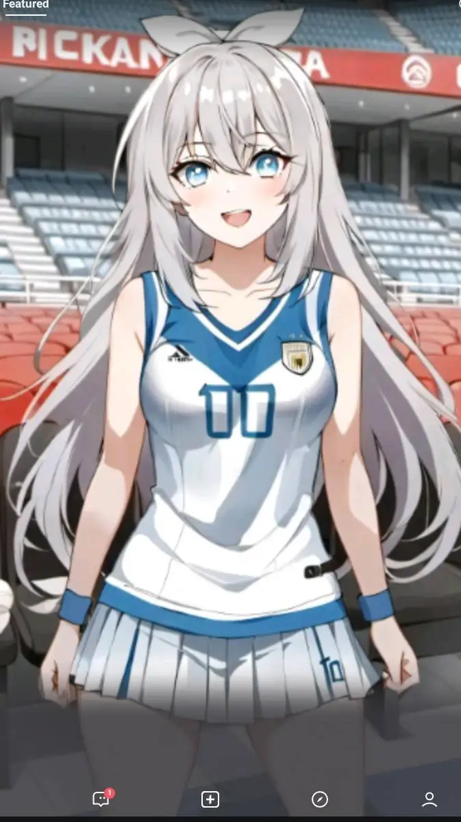 ai character: Ariana background