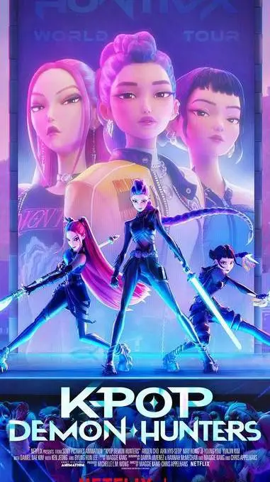 ai character: K-pop demon hunter background