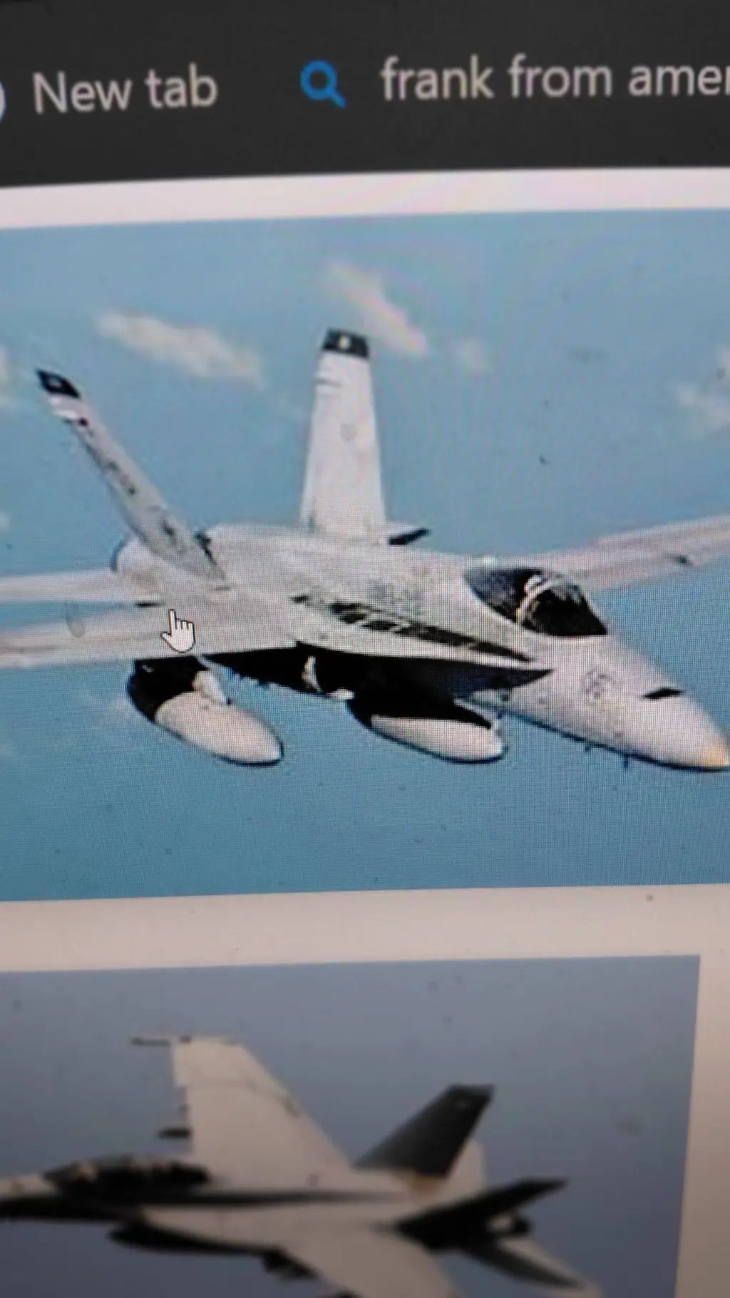 ai character: F\A-18  background