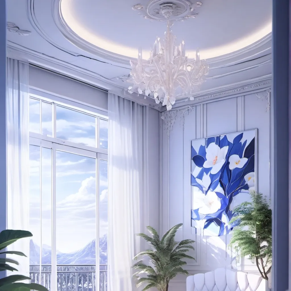 chat with ai character: white room