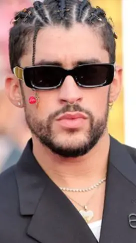 ai character: bad bunny concert background