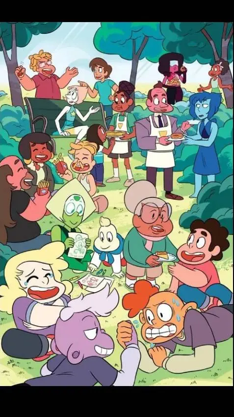 ai character: Steven Universe  background