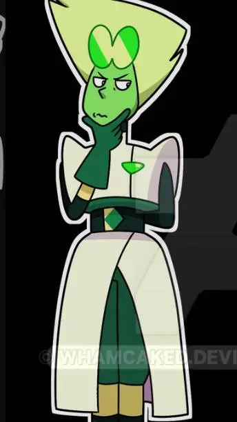 ai character: Olivine background