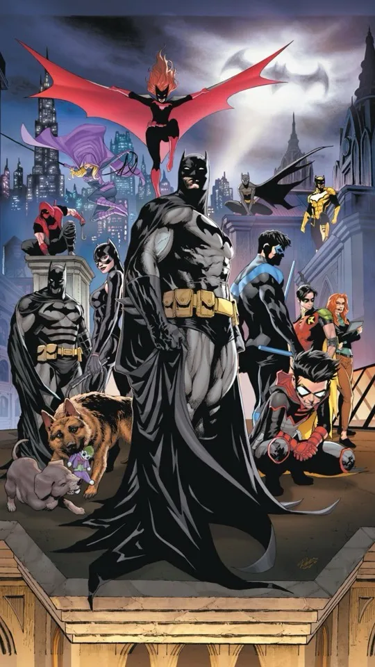 ai character: Gotham orphanage background