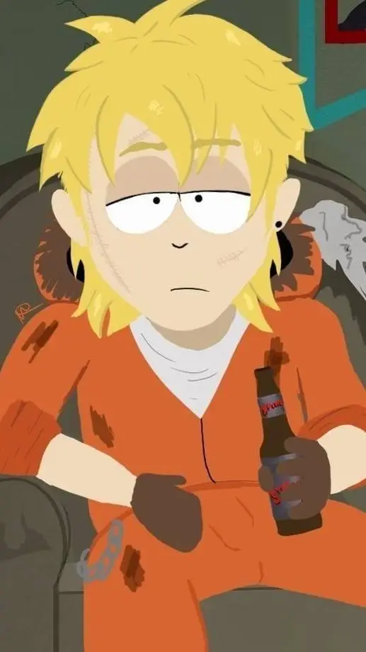 ai character: Kenny McCormick  background