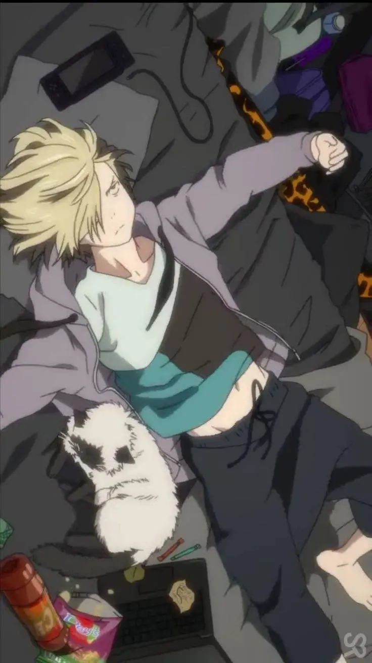 ai character: yuri plisetsky  background