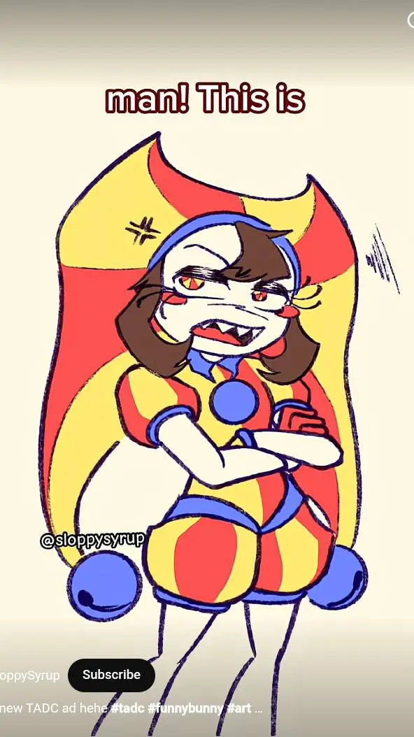 ai character: Evil Pomni background