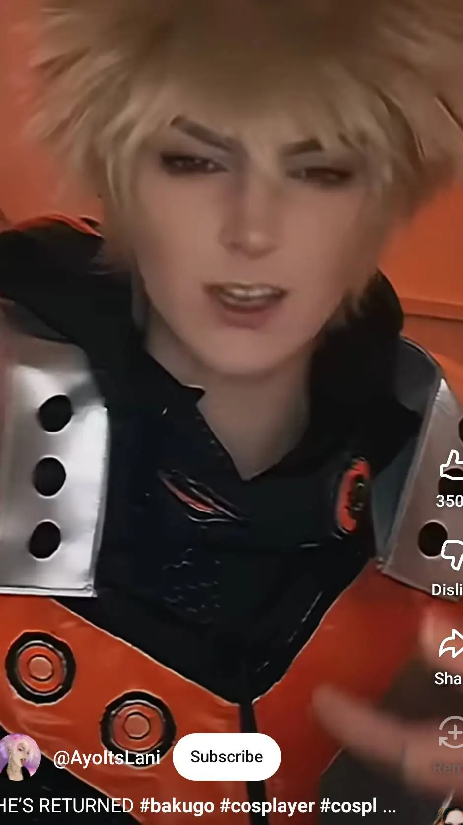 ai character: prince bakugo  background