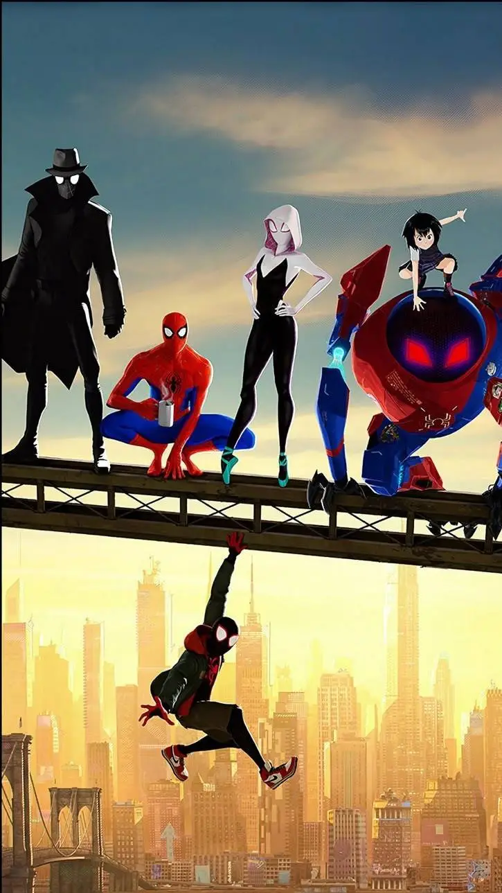 ai character: spider verse background